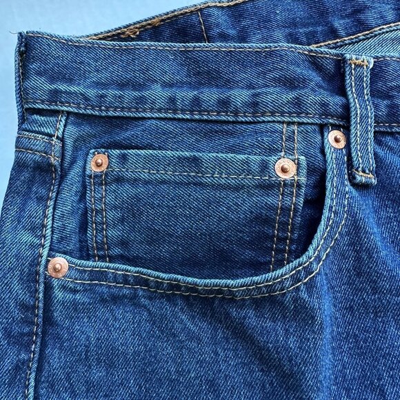 Levis 550 Mens Relaxed Fit Jeans W36 L32 Original Comfort Denim Classic Style - Picture 10 of 15